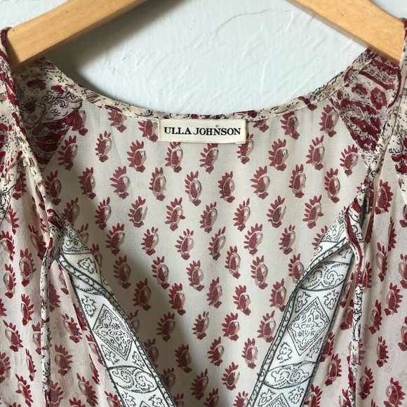 Ulla Johnson Georgette Tropez Midi Paisley Dress - Picture 16 of 16